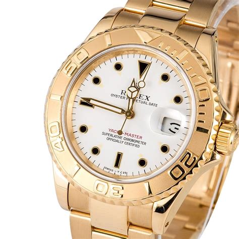 rolex yachtmaster gold gebraucht|rolex gold yacht master price.